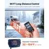 image:imageVEVOR 8KW Diesel Heater All in One DC1224V Fast Heating Diesel Air Heater with Remote Control and Color Digital Display Low Noise Voice Announcement for RV Truck Camper Van Boat and TrailerRed