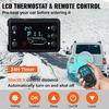 image:imageVEVOR 8KW Diesel Heater DC1224V Fast Heating Diesel Air Heater with Remote Control and Color Digital Display 10L Fuel Tank Low Noise Voice Announcement for RV Truck Boat and TrailerBlackwhite