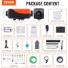 image:imageVEVOR 8KW Diesel Heater DC1224V Fast Heating Diesel Air Heater with Remote Control and Color Digital Display 10L Fuel Tank Low Noise Voice Announcement for RV Truck Boat and TrailerOrange