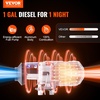 image:imageVEVOR 8KW Diesel Heater DC1224V Fast Heating Diesel Air Heater with Remote Control and Color Digital Display 10L Fuel Tank Low Noise Voice Announcement for RV Truck Boat and TrailerOrange