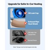 image:imageVEVOR 8KW Diesel Heater DC1224V Fast Heating Diesel Air Heater with Remote Control and Color Digital Display 10L Fuel Tank Low Noise Voice Announcement for RV Truck Boat and TrailerOrange