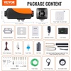 image:imageVEVOR 8KW Diesel Heater DC1224V Fast Heating Diesel Air Heater with Remote Control and Color Digital Display 10L Fuel Tank Low Noise Voice Announcement for RV Truck Boat and TrailerOrange