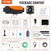 image:imageVEVOR 8KW Diesel Heater DC1224V Fast Heating Diesel Air Heater with Remote Control and Color Digital Display 10L Fuel Tank Low Noise Voice Announcement for RV Truck Boat and TrailerOrange