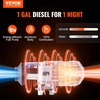 image:imageVEVOR 8KW Diesel Heater DC1224V Fast Heating Diesel Air Heater with Remote Control and Color Digital Display 10L Fuel Tank Low Noise Voice Announcement for RV Truck Boat and TrailerOrange