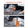image:imageVEVOR Air Hydraulic Bottle Jack 20 Ton40000 LBS All Welded Bottle Jack 104197 inch Lifting Range Manual Handle and Air Pump for Car Pickup Truck RV Auto Repair Industrial Engineering20T Pneumatic Type