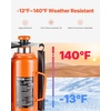 image:imageVEVOR Air Hydraulic Bottle Jack 20 Ton40000 LBS All Welded Bottle Jack 104197 inch Lifting Range Manual Handle and Air Pump for Car Pickup Truck RV Auto Repair Industrial Engineering12T Pneumatic Type