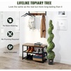 image:imageVEVOR Artificial Boxwood Spiral Topiary Trees 3ft Tall 2 Pieces Faux Plant Outdoor AllYear Green Fake Plant with Replaceable Leaves for DecorativeIndoorPorchGarden5ft