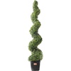 image:imageVEVOR Artificial Boxwood Spiral Topiary Trees 3ft Tall 2 Pieces Faux Plant Outdoor AllYear Green Fake Plant with Replaceable Leaves for DecorativeIndoorPorchGarden5ft