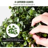 image:imageVEVOR Artificial Boxwood Spiral Topiary Trees 3ft Tall 2 Pieces Faux Plant Outdoor AllYear Green Fake Plant with Replaceable Leaves for DecorativeIndoorPorchGarden5ft