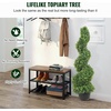 image:imageVEVOR Artificial Boxwood Spiral Topiary Trees 3ft Tall 2 Pieces Faux Plant Outdoor AllYear Green Fake Plant with Replaceable Leaves for DecorativeIndoorPorchGarden3ft