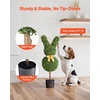 image:imageVEVOR Artificial Boxwood Topiary Tree 48 inch Tall 2 Pieces Triple BallShaped Faux Topiary Tree Green Faux Plant with Replaceable Leaves amp Pot for Decorative IndoorOutdoorHomeOfficeBunny