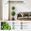 image:imageVEVOR Artificial Boxwood Topiary Tree 48 inch Tall 2 Pieces Triple BallShaped Faux Topiary Tree Green Faux Plant with Replaceable Leaves amp Pot for Decorative IndoorOutdoorHomeOffice2tier