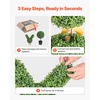 image:imageVEVOR Artificial Boxwood Topiary Tree 48 inch Tall 2 Pieces Triple BallShaped Faux Topiary Tree Green Faux Plant with Replaceable Leaves amp Pot for Decorative IndoorOutdoorHomeOfficeBunny