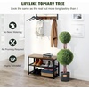 image:imageVEVOR Artificial Boxwood Topiary Tree 48 inch Tall 2 Pieces Triple BallShaped Faux Topiary Tree Green Faux Plant with Replaceable Leaves amp Pot for Decorative IndoorOutdoorHomeOffice2tier