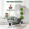 image:imageVEVOR Artificial Boxwood Topiary Tree 48 inch Tall 2 Pieces Triple BallShaped Faux Topiary Tree Green Faux Plant with Replaceable Leaves amp Pot for Decorative IndoorOutdoorHomeOffice3tier