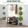 image:imageVEVOR Artificial Boxwood Topiary Tree 48 inch Tall 2 Pieces Triple BallShaped Faux Topiary Tree Green Faux Plant with Replaceable Leaves amp Pot for Decorative IndoorOutdoorHomeOffice3tier