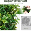 image:imageVEVOR Artificial Boxwood Topiary Tree 48 inch Tall 2 Pieces Triple BallShaped Faux Topiary Tree Green Faux Plant with Replaceable Leaves amp Pot for Decorative IndoorOutdoorHomeOfficeTowershaped