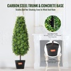 image:imageVEVOR Artificial Boxwood Topiary Tree 48 inch Tall 2 Pieces Triple BallShaped Faux Topiary Tree Green Faux Plant with Replaceable Leaves amp Pot for Decorative IndoorOutdoorHomeOfficeTowershaped