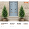 image:imageVEVOR Artificial Topiary Cedar Tree 48 inch Tall 2 Pieces with Extra Leaves amp Pot Faux Evergreen Fake Pine Cypress Trees Plant UV Rated Artificial Greenery Set for Home Decor IndoorOutdoor3ft