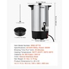 image:imageVEVOR Commercial Coffee Urn 100 Cup 15 L Hot Beverage Dispenser with Dripless Faucet QuickBrewing Stainless Steel Large Commercial Coffee Maker for Catering Business Party Church amp Restaurant60Cups