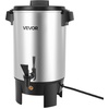image:imageVEVOR Commercial Coffee Urn 100 Cup 15 L Hot Beverage Dispenser with Dripless Faucet QuickBrewing Stainless Steel Large Commercial Coffee Maker for Catering Business Party Church amp Restaurant30Cups