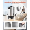 image:imageVEVOR Commercial Coffee Urn 100 Cup 15 L Hot Beverage Dispenser with Dripless Faucet QuickBrewing Stainless Steel Large Commercial Coffee Maker for Catering Business Party Church amp Restaurant30Cups