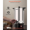 image:imageVEVOR Commercial Coffee Urn 100 Cup 15 L Hot Beverage Dispenser with Dripless Faucet QuickBrewing Stainless Steel Large Commercial Coffee Maker for Catering Business Party Church amp Restaurant60Cups