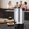image:imageVEVOR Commercial Coffee Urn 100 Cup 15 L Hot Beverage Dispenser with Dripless Faucet QuickBrewing Stainless Steel Large Commercial Coffee Maker for Catering Business Party Church amp Restaurant100Cups