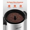 image:imageVEVOR Commercial Coffee Urn 100 Cup 15 L Hot Beverage Dispenser with Dripless Faucet QuickBrewing Stainless Steel Large Commercial Coffee Maker for Catering Business Party Church amp Restaurant30Cups