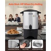 image:imageVEVOR Commercial Coffee Urn 100 Cup 15 L Hot Beverage Dispenser with Dripless Faucet QuickBrewing Stainless Steel Large Commercial Coffee Maker for Catering Business Party Church amp Restaurant30Cup