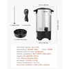 image:imageVEVOR Commercial Coffee Urn 100 Cup 15 L Hot Beverage Dispenser with Dripless Faucet QuickBrewing Stainless Steel Large Commercial Coffee Maker for Catering Business Party Church amp Restaurant40Cup