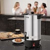 image:imageVEVOR Commercial Coffee Urn 100 Cup 15 L Hot Beverage Dispenser with Dripless Faucet QuickBrewing Stainless Steel Large Commercial Coffee Maker for Catering Business Party Church amp Restaurant60Cups