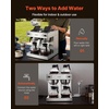 image:imageVEVOR Commercial Drip Coffee Maker 24 Cups CoffeeMaker Machine with 4 Glass Carafes and 4 Decanter Warmer Plates Stainless Steel DualHead Coffee Brewer for Restaurant Office Coffee Shop amp Home4Warmer Plates