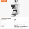 image:imageVEVOR Commercial Drip Coffee Maker 24 Cups CoffeeMaker Machine with 4 Glass Carafes and 4 Decanter Warmer Plates Stainless Steel DualHead Coffee Brewer for Restaurant Office Coffee Shop amp Home2 Warmer Plates