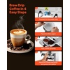 image:imageVEVOR Commercial Drip Coffee Maker 24 Cups CoffeeMaker Machine with 4 Glass Carafes and 4 Decanter Warmer Plates Stainless Steel DualHead Coffee Brewer for Restaurant Office Coffee Shop amp Home4Warmer Plates