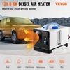 image:imageVEVOR Diesel Heater 12V Allinone Diesel Air Heater with Remote Control and LCD Display 5L Fuel Tank Fast Heating Portable Diesel Parking Heater for RV Truck 8KW Upgrade  APP Control Orange8KWWhite