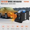 image:imageVEVOR Diesel Heater 12V Allinone Diesel Air Heater with Remote Control and LCD Display 5L Fuel Tank Fast Heating Portable Diesel Parking Heater for RV Truck 8KW Upgrade  APP Control Orange8KWBlack