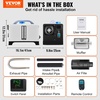 image:imageVEVOR Diesel Heater 12V Allinone Diesel Air Heater with Remote Control and LCD Display 5L Fuel Tank Fast Heating Portable Diesel Parking Heater for RV Truck 8KW Upgrade  APP Control Orange8KWWhite