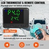 image:imageVEVOR Diesel Heater 12V Allinone Diesel Air Heater with Remote Control and LCD Display 5L Fuel Tank Fast Heating Portable Diesel Parking Heater for RV Truck 8KW Upgrade  APP Control Orange8KWWhite