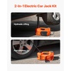 image:imageVEVOR Electric Car Jack Cordless Remote Control 5 Tons 11000 lbs Electric Hydraulic Jack Kit 18V Battery with Electric Impact Wrench Tire Change Replacement with LED Light Portable Car Jack5T  Appearance Update