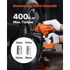 image:imageVEVOR Electric Car Jack Cordless Remote Control 5 Tons 11000 lbs Electric Hydraulic Jack Kit 18V Battery with Electric Impact Wrench Tire Change Replacement with LED Light Portable Car Jack5T  Cordless Remote Update  Battery2