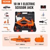 image:imageVEVOR Electric Car Jack Cordless Remote Control 5 Tons 11000 lbs Electric Hydraulic Jack Kit 18V Battery with Electric Impact Wrench Tire Change Replacement with LED Light Portable Car Jack3T Essential