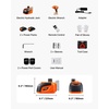 image:imageVEVOR Electric Car Jack Cordless Remote Control 5 Tons 11000 lbs Electric Hydraulic Jack Kit 18V Battery with Electric Impact Wrench Tire Change Replacement with LED Light Portable Car Jack5T  Cordless Remote Update  Battery2