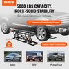 image:imageVEVOR Portable Car Lift 4400 lbs Capacity Heavy Duty Steel Quick Lift with 23 Max Height Adjustable Width and Wheels Manual Lifting for Cars Compact SUVs Mini Trucks Home Garage or Shop Use5000LBSUpgrade Electrohydraulic