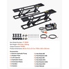 image:imageVEVOR Portable Car Lift 4400 lbs Capacity Heavy Duty Steel Quick Lift with 23 Max Height Adjustable Width and Wheels Manual Lifting for Cars Compact SUVs Mini Trucks Home Garage or Shop Use9000LBSUpgrade Electrohydraulic