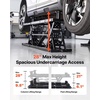 image:imageVEVOR Portable Car Lift 4400 lbs Capacity Heavy Duty Steel Quick Lift with 23 Max Height Adjustable Width and Wheels Manual Lifting for Cars Compact SUVs Mini Trucks Home Garage or Shop Use9000LBSUpgrade Electrohydraulic