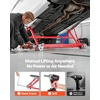 image:imageVEVOR Portable Car Lift 4400 lbs Capacity Heavy Duty Steel Quick Lift with 23 Max Height Adjustable Width and Wheels Manual Lifting for Cars Compact SUVs Mini Trucks Home Garage or Shop Use4400LBSUpgrade Manual Lifting