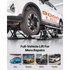 image:imageVEVOR Portable Car Lift 4400 lbs Capacity Heavy Duty Steel Quick Lift with 23 Max Height Adjustable Width and Wheels Manual Lifting for Cars Compact SUVs Mini Trucks Home Garage or Shop Use9000LBSUpgrade Electrohydraulic