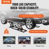 image:imageVEVOR Portable Car Lift 4400 lbs Capacity Heavy Duty Steel Quick Lift with 23 Max Height Adjustable Width and Wheels Manual Lifting for Cars Compact SUVs Mini Trucks Home Garage or Shop Use7000LBSUpgrade Electrohydraulic