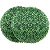 image:imageVEVOR 2 Pcs 20 Artificial Plant Topiary Ball Faux Boxwood Balls with 2 LED Light String AllYear Green Faux Plant Decorative Balls for Backyard BalconyGarden Wedding and Home Dcor16 Inchball